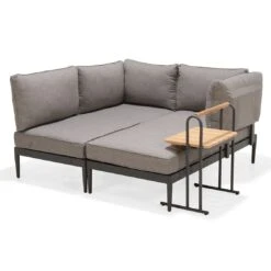 LifestyleGarden Topaz Beistelltisch 52x37,5cm Aluminium/Teakholz Magnesium Grau/Teak 12 LifestyleGarden Topaz Beistelltisch 52x37,5cm Aluminium/Teakholz Magnesium Grau/Teak -Garten Leben lifestylegarden topaz beistelltisch 52x37 5cm aluminium teakholz 1440640 5