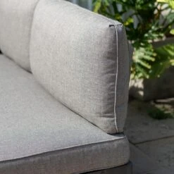 LifestyleGarden Topaz Loungeset Aluminium/Teakholz Magnesium Grau/Teak -Garten Leben lifestylegarden topaz loungeset aluminium teakholz 1487005 9