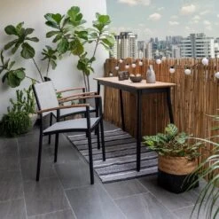 LifestyleGarden Vera Stapelsessel Aluminium/Textilene Schwarz Matt/Grau-Weiß Meliert 9 LifestyleGarden Vera Stapelsessel Aluminium/Textilene Schwarz Matt/Grau-Weiß Meliert -Garten Leben lifestylegarden vera stapelsessel aluminium textilene 1441190 3