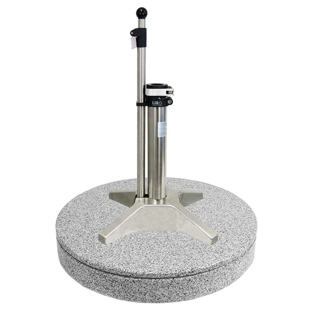 LiRo Schirmsockel Midi 70 KE Granit Granit-Grau 3 LiRo Schirmsockel Midi 70 KE Granit Granit-Grau