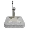 LiRo Schirmsockel Midi-Plus 100 KE Granit Granit-Grau -Garten Leben liro schirmsockel midi plus 100 ke granit 1356567 1
