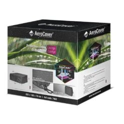 AeroCover Schutzhülle Für Loungesofa 205x100x70cm Polyester Uni Anthrazit -Garten Leben loungebankhulle 205x100x70cm 6