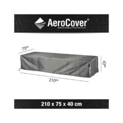 AeroCover Gartenliege Schutzhülle 210x75x40cm Polyester Uni Anthrazit 17 AeroCover Gartenliege Schutzhülle 210x75x40cm Polyester Uni Anthrazit -Garten Leben loungeliegenhulle 210x75x40cm 5