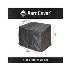 AeroCover Schutzhülle Für Loungesessel 100x100x70cm Polyester Uni Anthrazit -Garten Leben loungesesselhulle 100x100x70cm 8