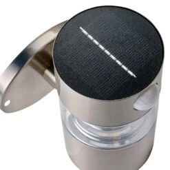 Lumineo Solar Außenwandbeleuchtung 11x12,2x16cm Silber -Garten Leben lumineo solar wandleuchte 11x12 2x16cm 1397696 3