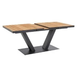 Musterring Amsterdam Gartenmöbel-Set 7-tlg. Tisch 180/240x95cm Anthrazit -Garten Leben musterring amsterdam gartenmoebel set 7 tlg tisch 180 240x95cm 1482704 5