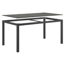 MWH Elements Gartenmöbel-Set 5-tlg. Mit Tisch 160x90cm Eisengrau/Anthrazit -Garten Leben mwh elements gartenmoebel set 5 tlg mit tisch 160x90cm 1493979 6