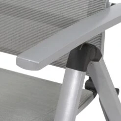 MWH Fabulo Klappsessel Aluminium/Textilene Silber/Grau -Garten Leben mwh fabulo klappsessel aluminium textilene 7