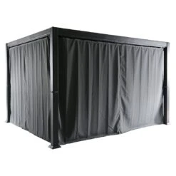 MWH Kiosko Gartenpergola 360cm Aluminium/Polyester Anthrazit 17 MWH Kiosko Gartenpergola 360cm Aluminium/Polyester Anthrazit -Garten Leben mwh kiosko pavillon 360cm aluminium polyester 1352376 5