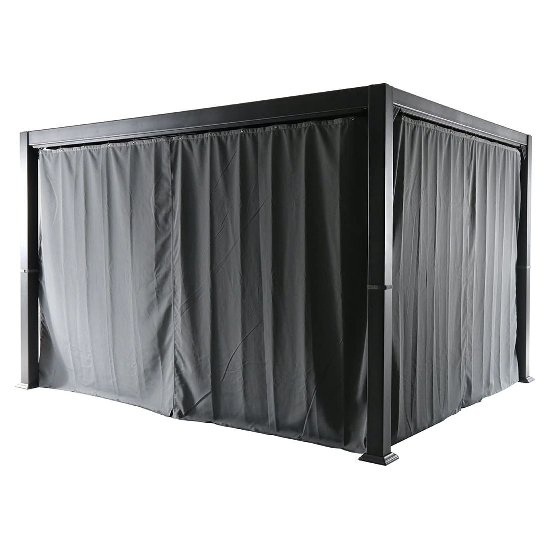 MWH Kiosko Gartenpergola 360cm Aluminium/Polyester Anthrazit 8 MWH Kiosko Gartenpergola 360cm Aluminium/Polyester Anthrazit – Bild 6