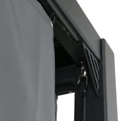 MWH Kiosko Gartenpergola 360cm Aluminium/Polyester Anthrazit 19 MWH Kiosko Gartenpergola 360cm Aluminium/Polyester Anthrazit -Garten Leben mwh kiosko pavillon 360cm aluminium polyester 1352376 7