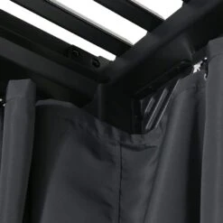 MWH Kiosko Gartenpergola 360cm Aluminium/Polyester Anthrazit 20 MWH Kiosko Gartenpergola 360cm Aluminium/Polyester Anthrazit -Garten Leben mwh kiosko pavillon 360cm aluminium polyester 1352376 8