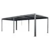 MWH Kiosko XXL Gartenpergola 720x350x230cm Grau 1 MWH Kiosko XXL Gartenpergola 720x350x230cm Grau -Garten Leben mwh kiosko xxl pavillon 720cm aluminium stoff 1352387 1
