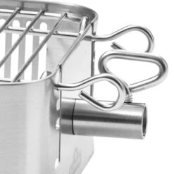 Napoleon Grillkorb Für Drehspieß Edelstahl Silber -Garten Leben napoleon grillkorb fuer drehspiess edelstahl 1464686 4