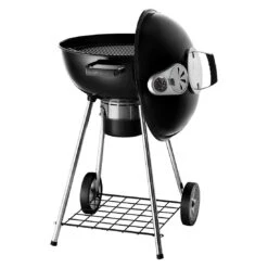 Napoleon NK22CK-LEG-2 Kugelgrill Schwarz -Garten Leben napoleon holzkohle kugelgrill o57cm schwarz 1030846 6
