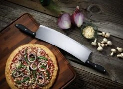 Napoleon Rocking Pizza Wiegemesser -Garten Leben napoleon rocking pizza wiegemesser 1102368 2