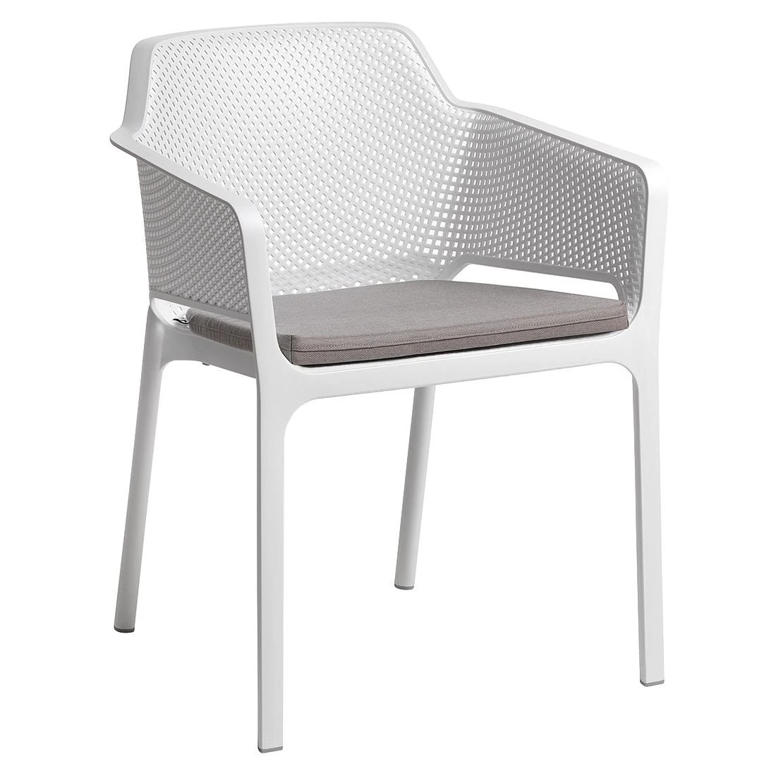 Nardi Net Stapelsessel Kunststoff Weiß 3 Nardi Net Stapelsessel Kunststoff Weiß