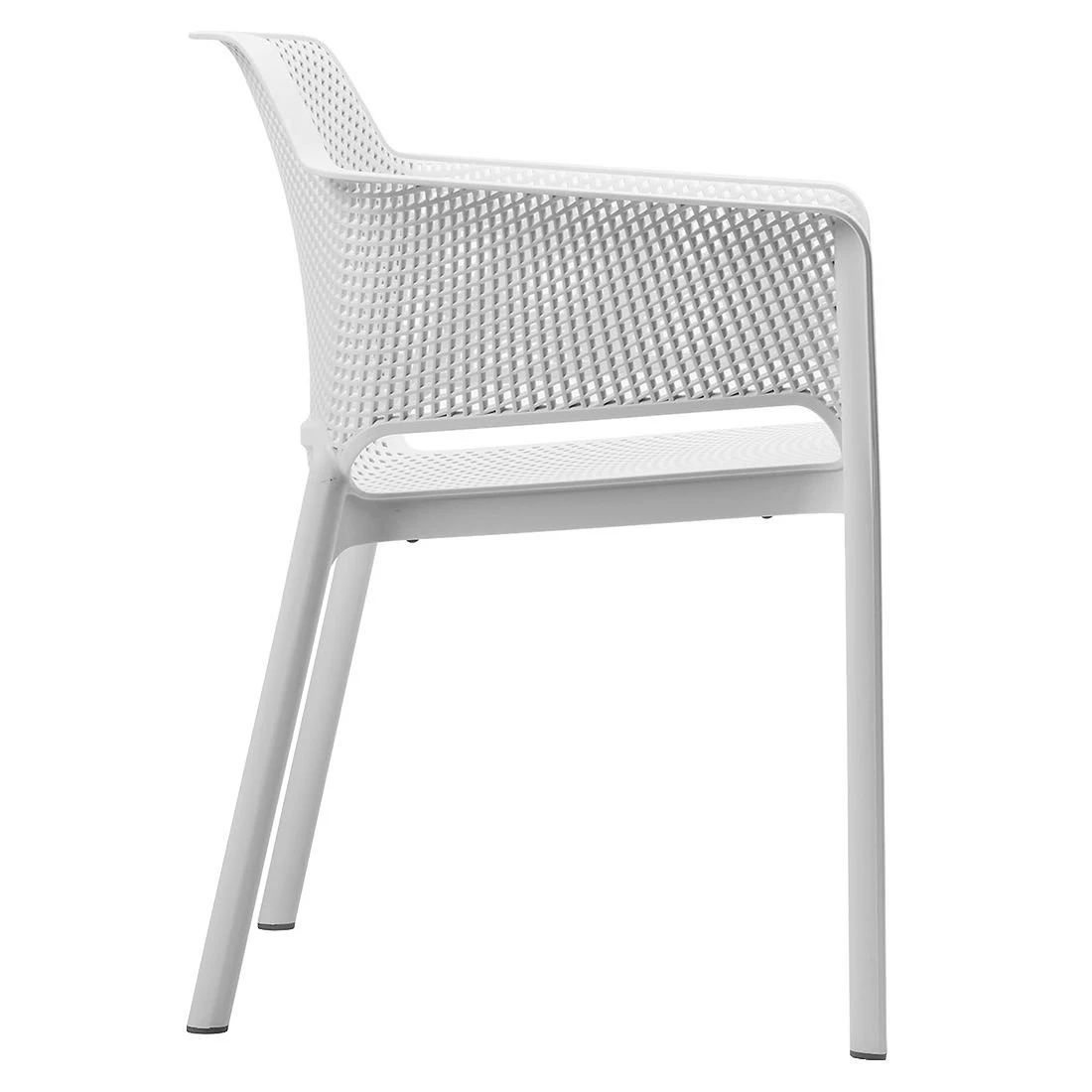 Nardi Net Stapelsessel Kunststoff Weiß 6 Nardi Net Stapelsessel Kunststoff Weiß – Bild 4
