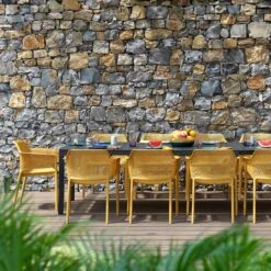 Nardi Net Stapelsessel Kunststoff Senf -Garten Leben nardi net stapelsessel kunststoff 1481131 3