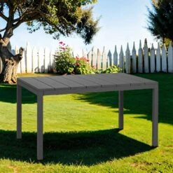 Nardi Rio Ausziehtisch 140/210x85x76 Cm Alu/Kunststoff Anthrazit -Garten Leben nardi rio ausziehtisch 140 210x85x76 alu kunststoff anthrazit 1008417 2