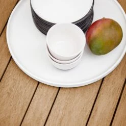 Niehoff Freeport Ecklounge 4-tlg. Mit Tisch 89x89cm Anthrazit -Garten Leben niehoff freeport loungeecke 4 tlg mit tisch 89x89cm 1412084 8