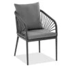 Niehoff Pino Diningsessel Aluminium/Rope Anthrazit -Garten Leben niehoff pino diningsessel aluminium rope 1377797 1