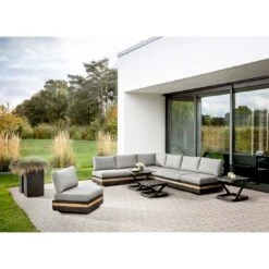 Niehoff Quattro Beistelltisch 60x60cm Aluminium Anthrazit -Garten Leben niehoff quattro beistelltisch 60x60cm aluminium 1473013 2