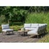 Niehoff Serra Ecklounge 6-tlg. Aluminium/Canvas Anthrazit -Garten Leben niehoff serra loungeecke 6 tlg aluminium canvas 1414746 1