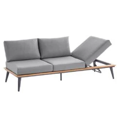 Niehoff Serra Ecklounge 6-tlg. Aluminium/Canvas Anthrazit -Garten Leben niehoff serra loungeecke 6 tlg aluminium canvas 1414746 5