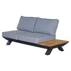 OUTLIV. Oktava Ecklounge 3-tlg. Aluminium/Olefin Charcoal/Grey -Garten Leben oktava loungeset 3 tlg aluminium polsterr 1392174 5