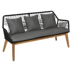 Outdoor Living Seville Loungeset 5-tlg. Akazie/Rope Braun/Schwarz 14 Outdoor Living Seville Loungeset 5-tlg. Akazie/Rope Braun/Schwarz -Garten Leben outdoor living seville loungeset5 tlg akazie rope 1428232 3