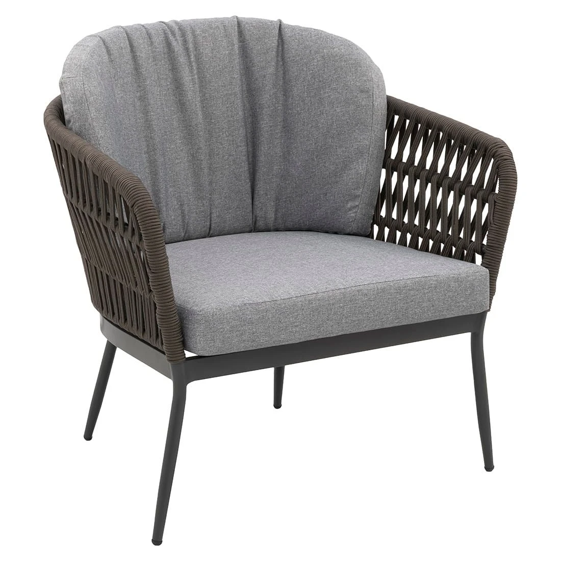 OUTLIV. Advokat Loungesessel Aluminium/Rope Anthrazit/Taupe 3 OUTLIV. Advokat Loungesessel Aluminium/Rope Anthrazit/Taupe