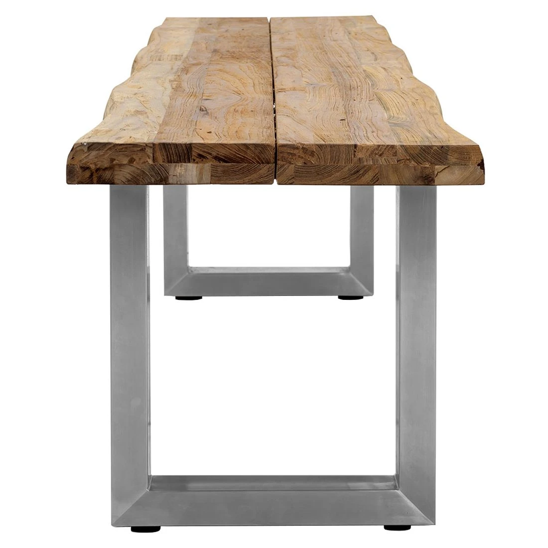 OUTLIV. Ascona Gartenbank 240m Edelstahl/Teak Teak Recycelt 4 OUTLIV. Ascona Gartenbank 240m Edelstahl/Teak Teak Recycelt – Bild 2