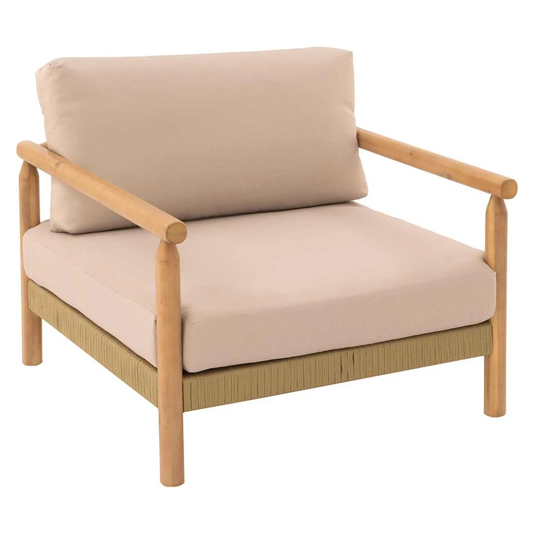 OUTLIV. Berga Loungeset 4-tlg. Rope/Akazie Taupe 8 OUTLIV. Berga Loungeset 4-tlg. Rope/Akazie Taupe – Bild 6