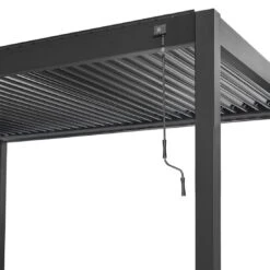 OUTLIV. Bio Santorini Gartenpergola 300x400cm Mit Seitenteile Aluminium Anthrazit -Garten Leben outliv bio santorini pergola 300x400cm mit seitenteile aluminium 1448527 4