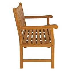 OUTLIV. Bretagne Gartenbank Natur -Garten Leben outliv bretagne 3 sitzerbank 180 cm teak natur 1346623 3