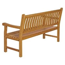 OUTLIV. Bretagne Gartenbank Natur -Garten Leben outliv bretagne 3 sitzerbank 180 cm teak natur 1346623 4