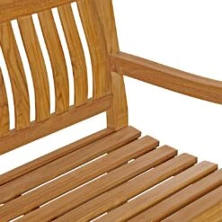 OUTLIV. Bretagne Gartenbank Natur -Garten Leben outliv bretagne 3 sitzerbank 180 cm teak natur 1346623 5