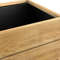 OUTLIV. Flora Pflanztopf 40x41x79,5cm Schwarz/Wildeiche -Garten Leben outliv by detlef steves flora pflanztopf 40x41x79 5cm 1354147 5