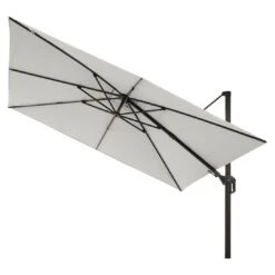 OUTLIV. Nizza Ampelschirm 260x350cm Anthrazit/Hellgrau -Garten Leben outliv by detlef steves nizza ampelschirm 260x350cm 1275563 4