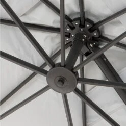 OUTLIV. Nizza Ampelschirm 260x350cm Anthrazit/Hellgrau -Garten Leben outliv by detlef steves nizza ampelschirm 260x350cm 1275563 8