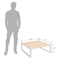 OUTLIV. Capri Loungetisch 75x75cm Teak Natur 11 OUTLIV. Capri Loungetisch 75x75cm Teak Natur -Garten Leben outliv capri loungetisch 75x75cm edelstahl teak teak natur 1168984 3