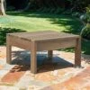 OUTLIV. Castello Loungetisch 70x70cm Teakholz Natur -Garten Leben outliv castello loungetisch 70x70cm teak teak recycelt 1085395 1 1