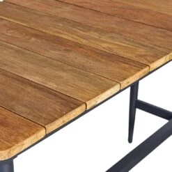 OUTLIV. Clark Bartisch 170x75cm Aluminium/Teak Recycelt Charcoal/Teak Recycelt -Garten Leben outliv clark bartisch 170x75cm aluminium teak recycelt 1346425 4