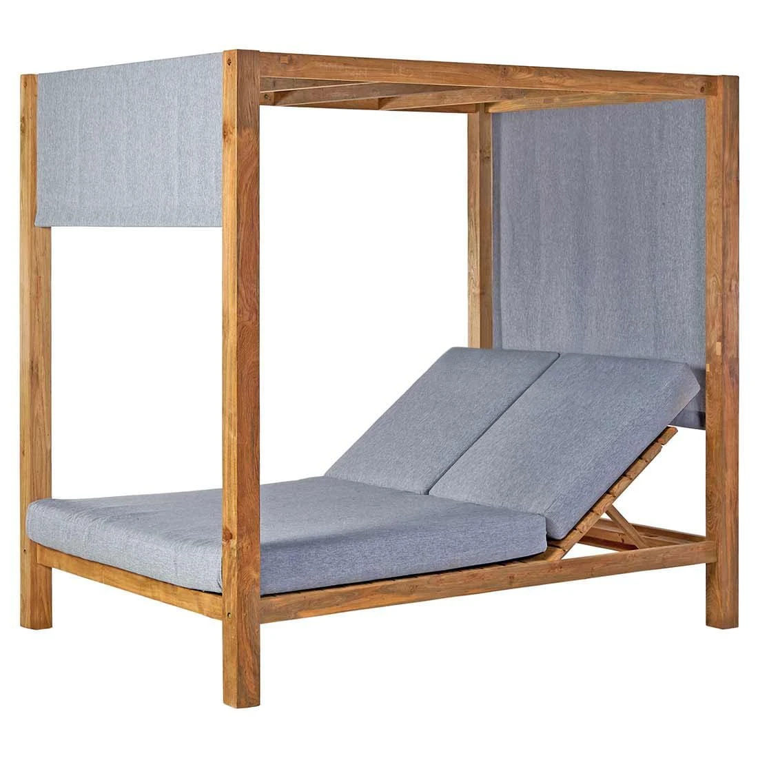 OUTLIV. Coracao Daybed Teak Recycelt/Olefin Teak Recycelt/Grau 3 OUTLIV. Coracao Daybed Teak Recycelt/Olefin Teak Recycelt/Grau
