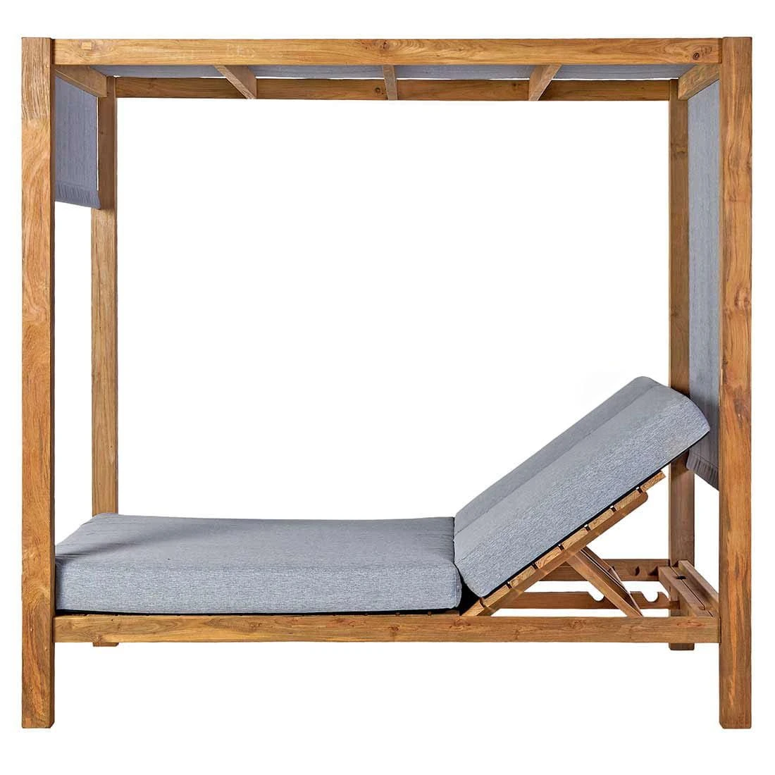 OUTLIV. Coracao Daybed Teak Recycelt/Olefin Teak Recycelt/Grau 7 OUTLIV. Coracao Daybed Teak Recycelt/Olefin Teak Recycelt/Grau – Bild 5