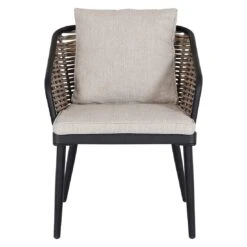 OUTLIV. Da Vinci Gartensessel Aluminium/Geflecht Natur Braun/Stone Sand -Garten Leben outliv da vinci diningsessel aluminium geflecht natur braun stone sand 1268237 3