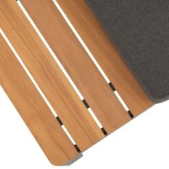 OUTLIV. Freddo Ecklounge 4-teilig Aluminium/Polster/Teak Dunkelgrau -Garten Leben outliv freddo loungeecke 4 teilig aluminium polster teak 1355027 10