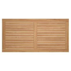 Stern Gartentisch 200x100cm Aluminium/Teak Weiß/Natur -Garten Leben outliv gartentisch 200x100cm aluminium teak 1372693 6