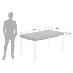 OUTLIV. Gartentisch Schutzhülle 160x90x10cm Schwarz -Garten Leben outliv gartentisch schutzhuelle 160x90x10cm 1488831 6